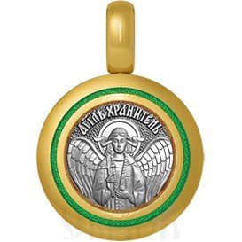 нательная икона святая мученица ираида (раиса) александрийская, серебро 925 проба с золочением и эмалью (арт. 01.047)