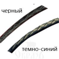 кожаный шнурок черный серебро 925 пробы с золочением (арт. 40.701)